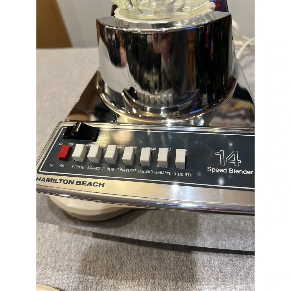 Vintage Hamilton Beach Scovill 575 Blender Retro 14 Speed-Tested‎ Works